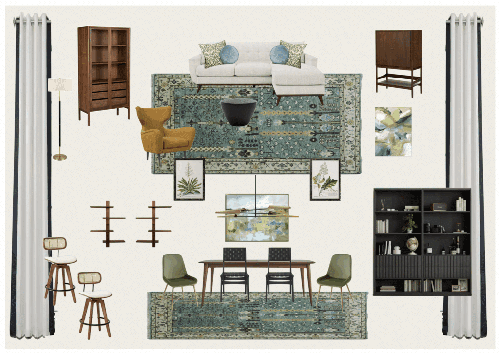 MAGGIE AND MICHAEL'S LIVING_DINING ROOM MOOD BOARD