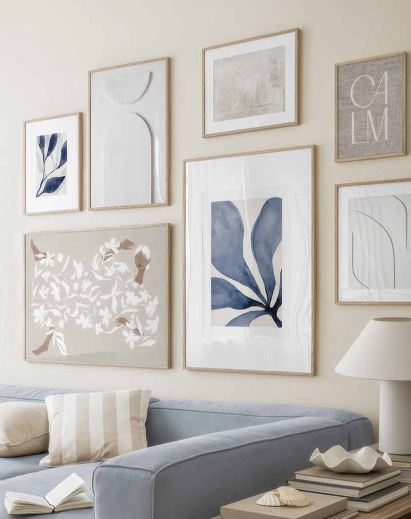 What to Hang on Your Living Room Walls Instead of a Clock